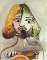 Buste d homme 1971 Kubismus